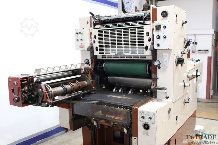 1 kleuren vellenoffsetpers Shinohara Fuji 52 N-P