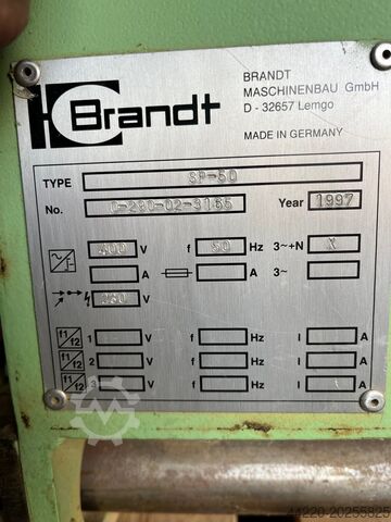 Freze ve taşlama makinesi Brand SP 50 SEO 30 / KS