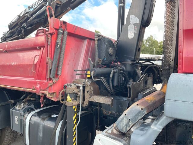 Lastbilsmonterad kran MAN TGA 18.310/HIAB 111 HIDUO/Funk/Meiller/4x4