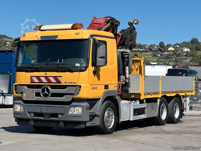 Gru montata su autocarro MERCEDES-BENZ ACTROS 2646 * FASSI F365AXP.26 + FUNK * 6x4