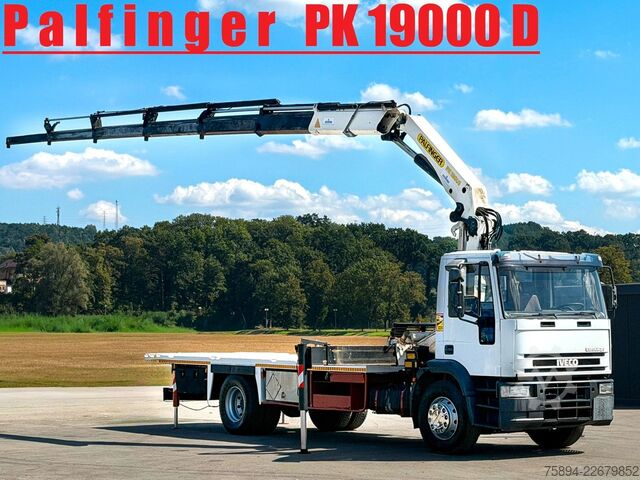 Kamyon üzerine monteli vinç IVECO Eurocargo 170E27 * Platform 6,20 m + PK 19000!