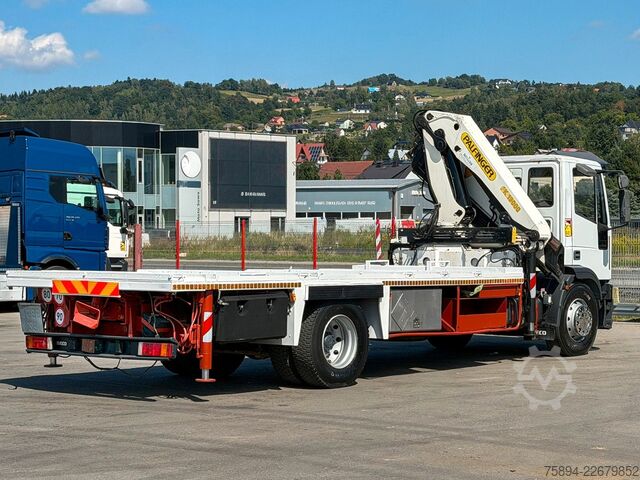 Kamyon üzerine monteli vinç IVECO Eurocargo 170E27 * Platform 6,20 m + PK 19000!