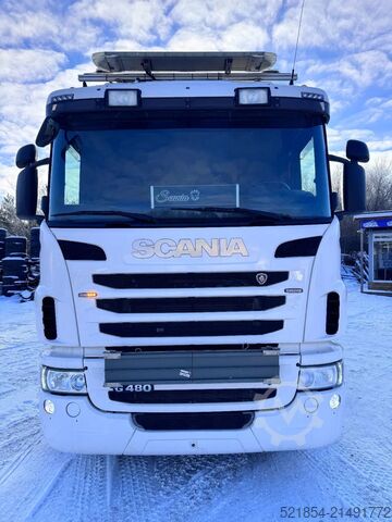 Scania G480 Euro 6, kanalový čistič, vakuový vůz a recyklátor, 2013 Scania G480 Euro 6, Sewer Jetter, Vacuum & Recycler, 2013