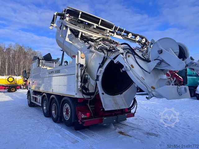 Scania G480 Euro 6, kanalový čistič, vakuový vůz a recyklátor, 2013 Scania G480 Euro 6, Sewer Jetter, Vacuum & Recycler, 2013