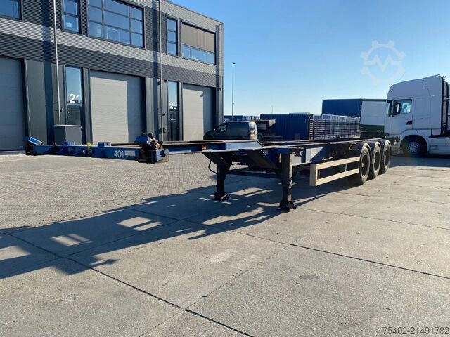 Containervervoer Turbo's Hoet 40 FT / BPW + Disc / 1x Lift Axle / 4690 KG!