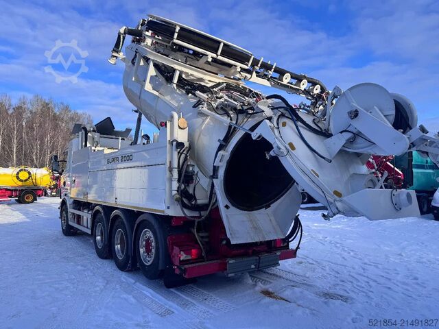 Veículo de aspiração Scania G480 Euro 6, Vacuum & Sewer Jetter & Recycler, ...