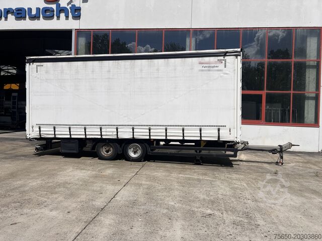 Open aanhangwagen met zeil Möslein TPW 105 D Schwebheim  Tandemplanenanhänger durchladbar