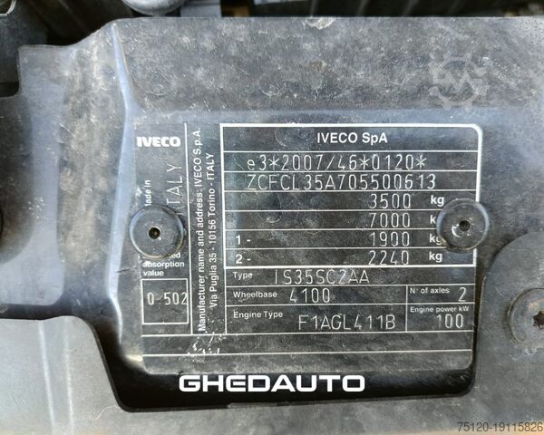 Minibus IVECO Daily V 35.14 2022 - Daily 35 S14 V H3 4100 LD