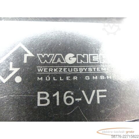 Componente  Wagner Werkzeugsysthem B16-VF Tangential Werkzeug Gewinde Rollenkopf 002/003