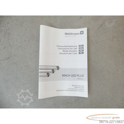 Componente Waldmann MQAL 84 ND Maschinenleuchte / 113731000-00806840 --