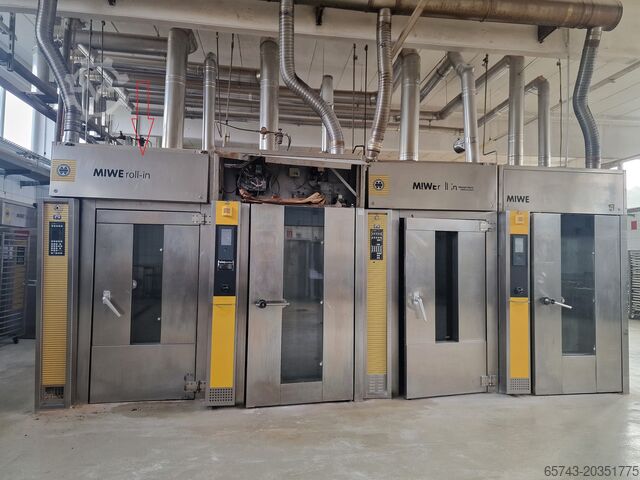 Rotérende bagerovn med vogn Miwe ROLL IN 60x80