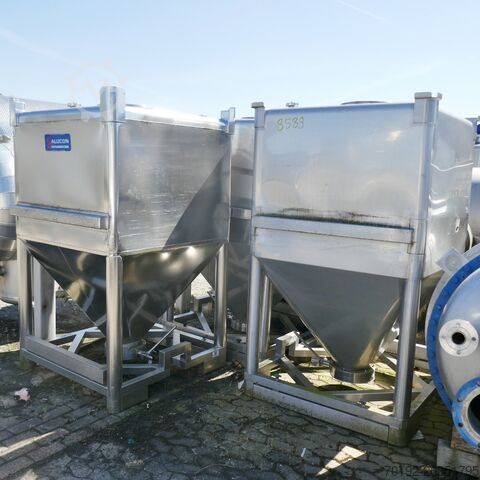 1950 liter bulkcontainer gemaakt van V4A  8588