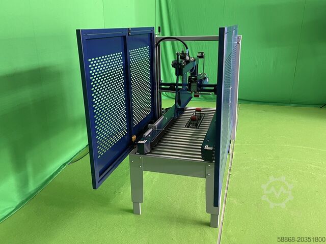 Dozensluitmachine voor geopende dozen Kartonverschließmaschine min. B115/H110 MH-FJ-3A mit Deckelverschließmechanismus