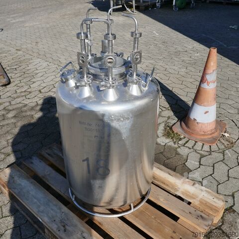130 liters tryktank fremstillet af V4A Eckhardt + Hedderich 6311