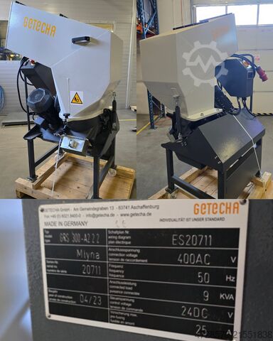 Central plastgranulator GETECHA GRS 300 A 2.2.2