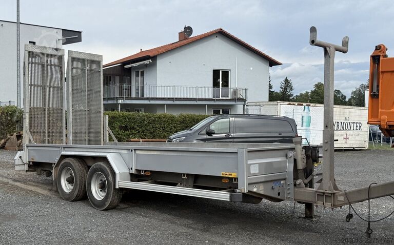 Naczepa niskopodwoziowa HUMBAUR HS 106020 BS Anhänger mit Laderampe