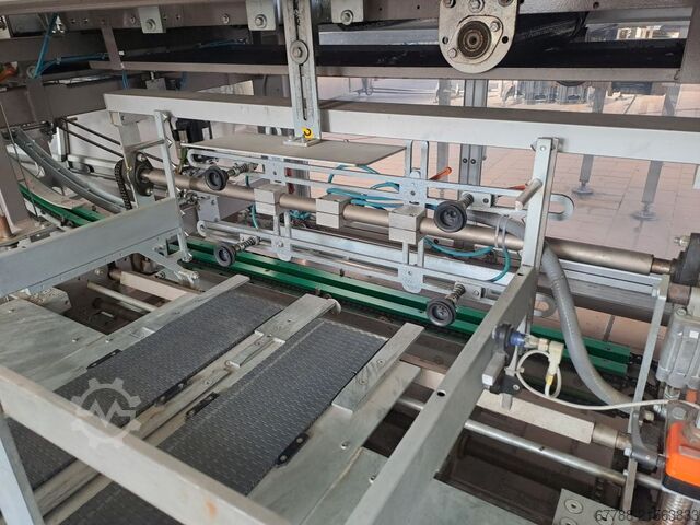 Μηχανή συσκευασίας χαρτοκιβωτίων για φιάλες, κουτιά, χαρτοκιβώτια PRASMATIC (by Robopac) TC 300 W | wrap-around |30 pack/min