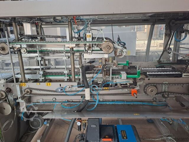 Μηχανή συσκευασίας χαρτοκιβωτίων για φιάλες, κουτιά, χαρτοκιβώτια PRASMATIC (by Robopac) TC 300 W | wrap-around |30 pack/min