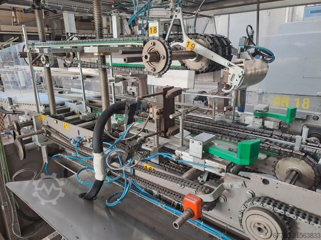 Μηχανή συσκευασίας χαρτοκιβωτίων για φιάλες, κουτιά, χαρτοκιβώτια PRASMATIC (by Robopac) TC 300 W | wrap-around |30 pack/min