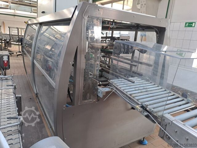 Μηχανή συσκευασίας χαρτοκιβωτίων για φιάλες, κουτιά, χαρτοκιβώτια PRASMATIC (by Robopac) TC 300 W | wrap-around |30 pack/min