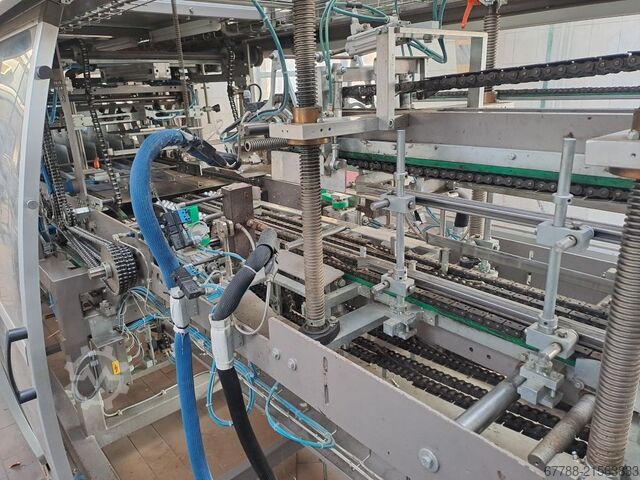 Μηχανή συσκευασίας χαρτοκιβωτίων για φιάλες, κουτιά, χαρτοκιβώτια PRASMATIC (by Robopac) TC 300 W | wrap-around |30 pack/min