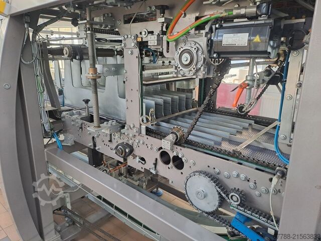 Μηχανή συσκευασίας χαρτοκιβωτίων για φιάλες, κουτιά, χαρτοκιβώτια PRASMATIC (by Robopac) TC 300 W | wrap-around |30 pack/min