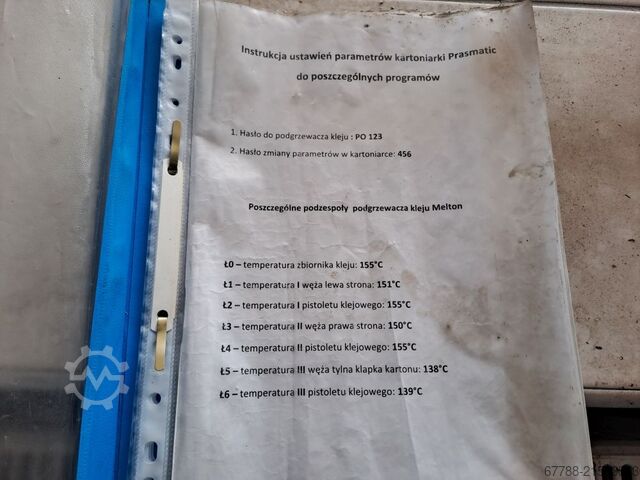 Μηχανή συσκευασίας χαρτοκιβωτίων για φιάλες, κουτιά, χαρτοκιβώτια PRASMATIC (by Robopac) TC 300 W | wrap-around |30 pack/min