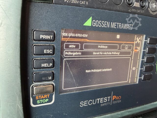 Δοκιμαστής εγκατάστασης Gossen Metrawatt SECUTEST Pro IEC 62353 Tester instalacji Gossen Metrawatt SECUTEST Pro IEC 62353 Tester instalacji Gossen Metrawatt SECUTEST Pro IEC 62353