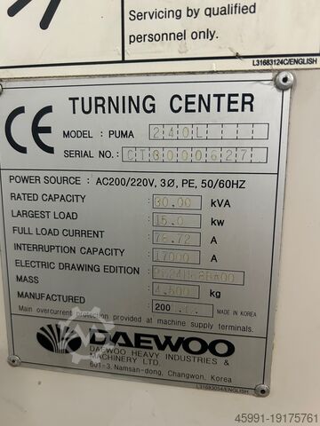 Torno CNC DAEWOO 240L