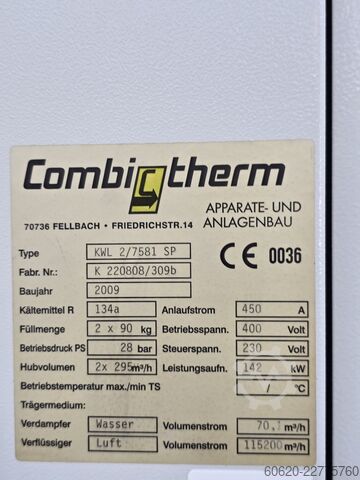 Chiller Combitherm Apparate- und Anlagenbau GmbH KWL 2/7581 SP