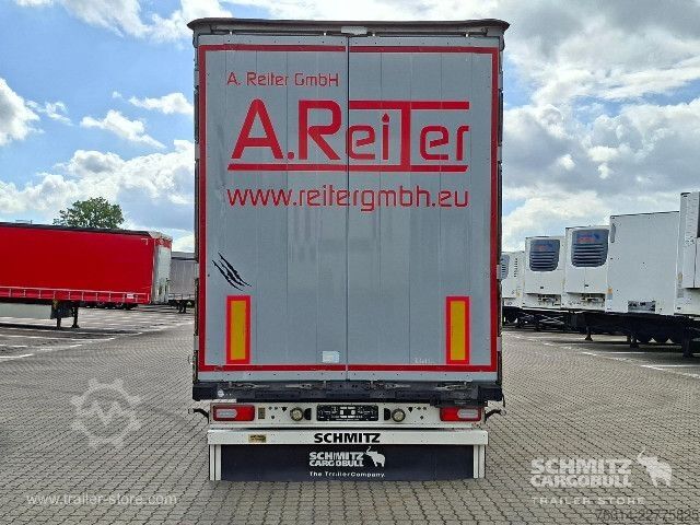 Open oplegger met zeil Schmitz Cargobull Curtainsider Mega Getränke