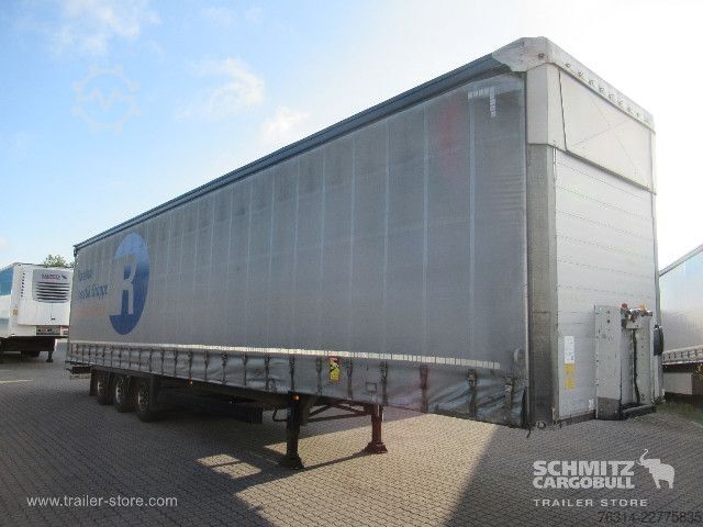 Open oplegger met zeil Schmitz Cargobull Curtainsider Mega Getränke