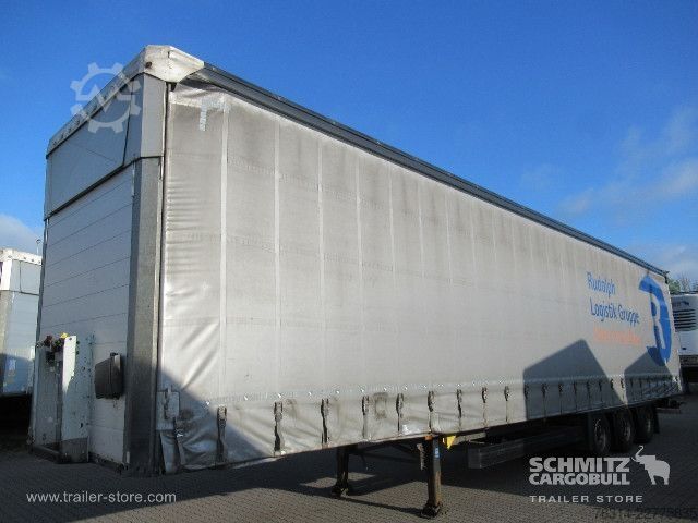 Open oplegger met zeil Schmitz Cargobull Curtainsider Mega Getränke
