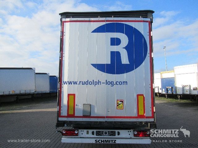Open oplegger met zeil Schmitz Cargobull Curtainsider Mega Getränke