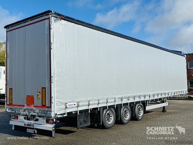 Öppen semitrailer med kapell Schmitz Cargobull Curtainsider Mega Getränke
