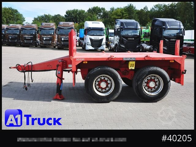 Open trailer GOLDHOFER Ballast Kran Gewichte Goldhofer