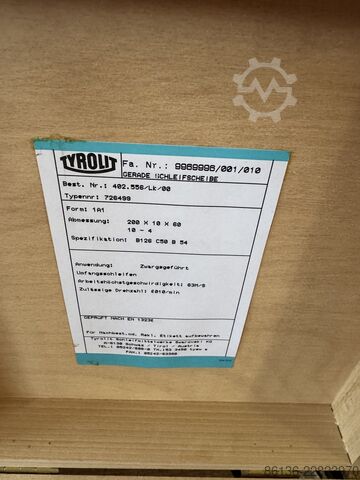 Transportband Schleifscheiben HSS für  Weinig Rondamat Schleifscheiben