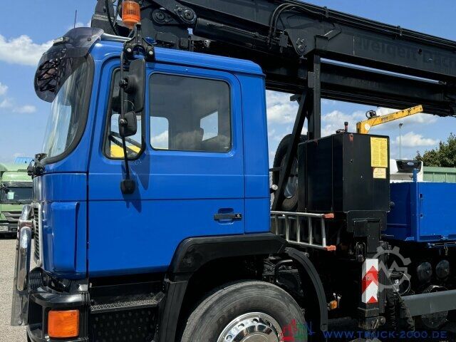 Autolaadkraan MAN 24.340 6x4 MKG Dachdecker Montagekran 32m +Winde
