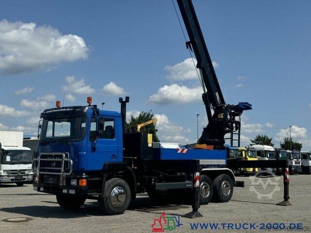 Autolaadkraan MAN 24.340 6x4 MKG Dachdecker Montagekran 32m +Winde