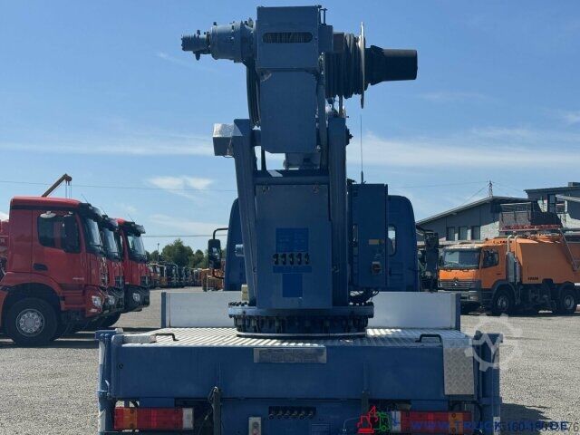 Autokranwagen Mercedes-Benz 815 Böcker Dachdecker Montage 32m+Winde -17000km