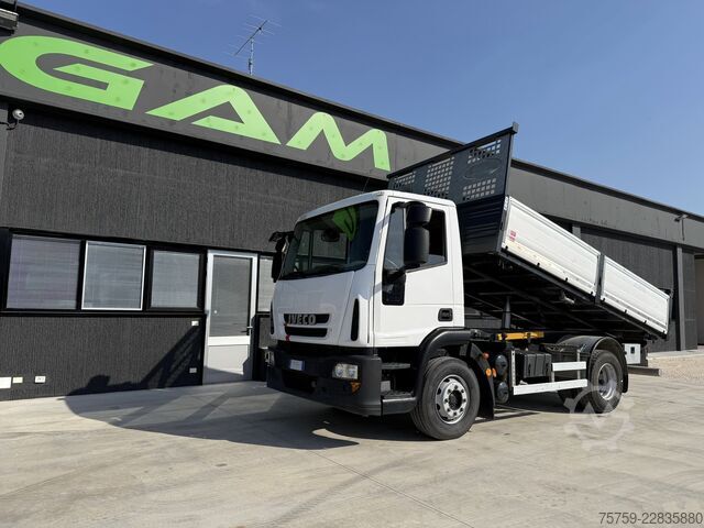 Camión volquete trilateral Iveco Eurocargo 140E18