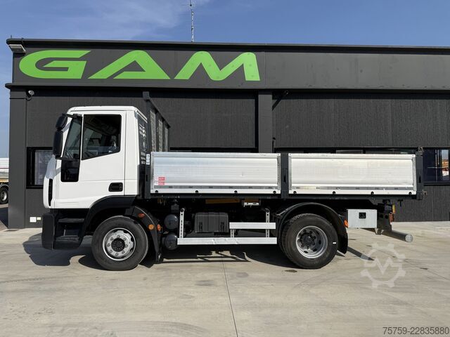 Camión volquete trilateral Iveco Eurocargo 140E18