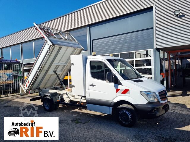 Teherautó Mercedes-Benz Sprinter 516 CDI Kipper Euro 6 Hijskraan 250 kg