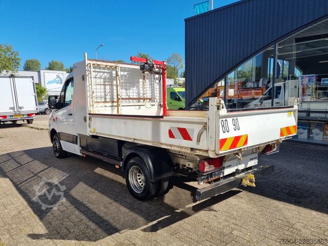 Teherautó Mercedes-Benz Sprinter 516 CDI Kipper Euro 6 Hijskraan 250 kg