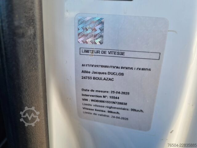 Teherautó Mercedes-Benz Sprinter 516 CDI Kipper Euro 6 Hijskraan 250 kg