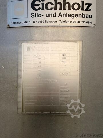 2 x 173 m³ stainless steel storage silos Eichholz 