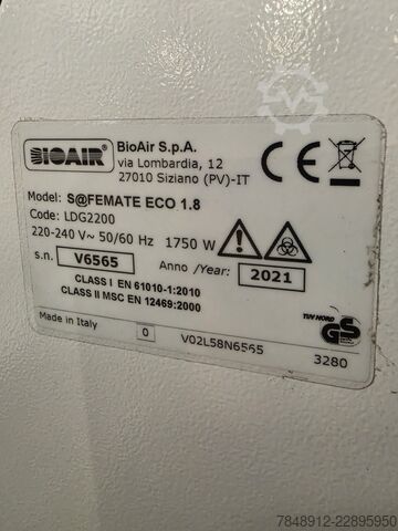 Veiligheidskast BioAir SafeMate ECO 1.8 Class II Biological Safety Cabinet – 1.8
