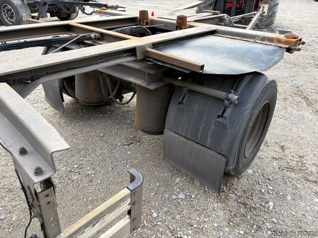 Wissellaadbak-oplegger x BDF Lafette Verzinkt HU 01/27 Zwilling