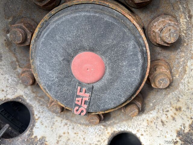 Wissellaadbak-oplegger x BDF Lafette Verzinkt HU 01/27 Zwilling