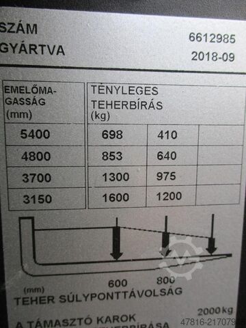 Carretilla elevadora TOYOTA SWE160L